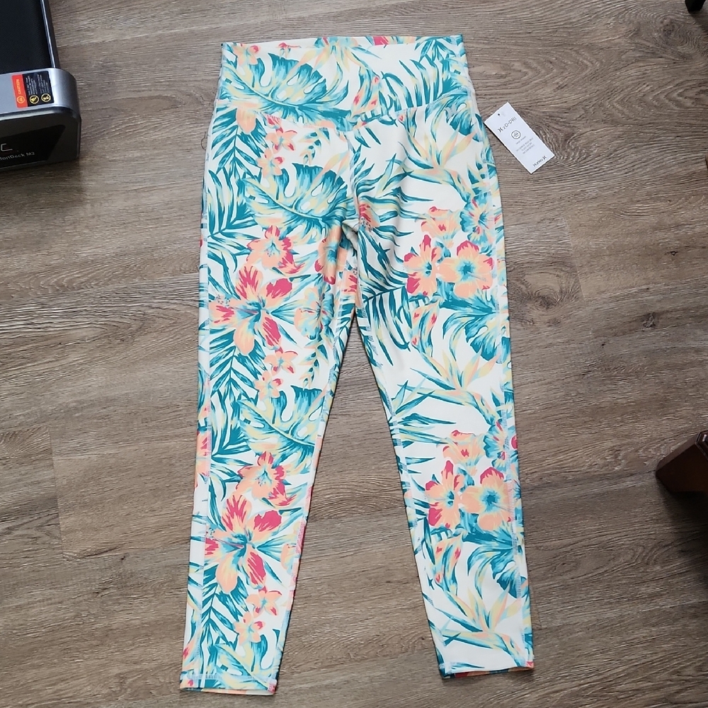 Hurley Hawaiian Tropical Print Leggings - NWT - Women's Size Medium